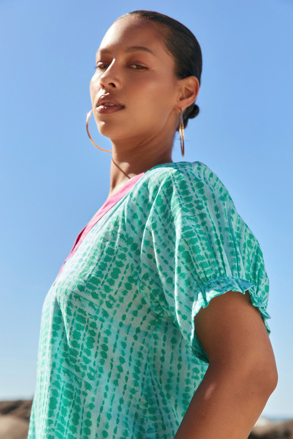 Pearson A-Line Dress in Tropical Tides