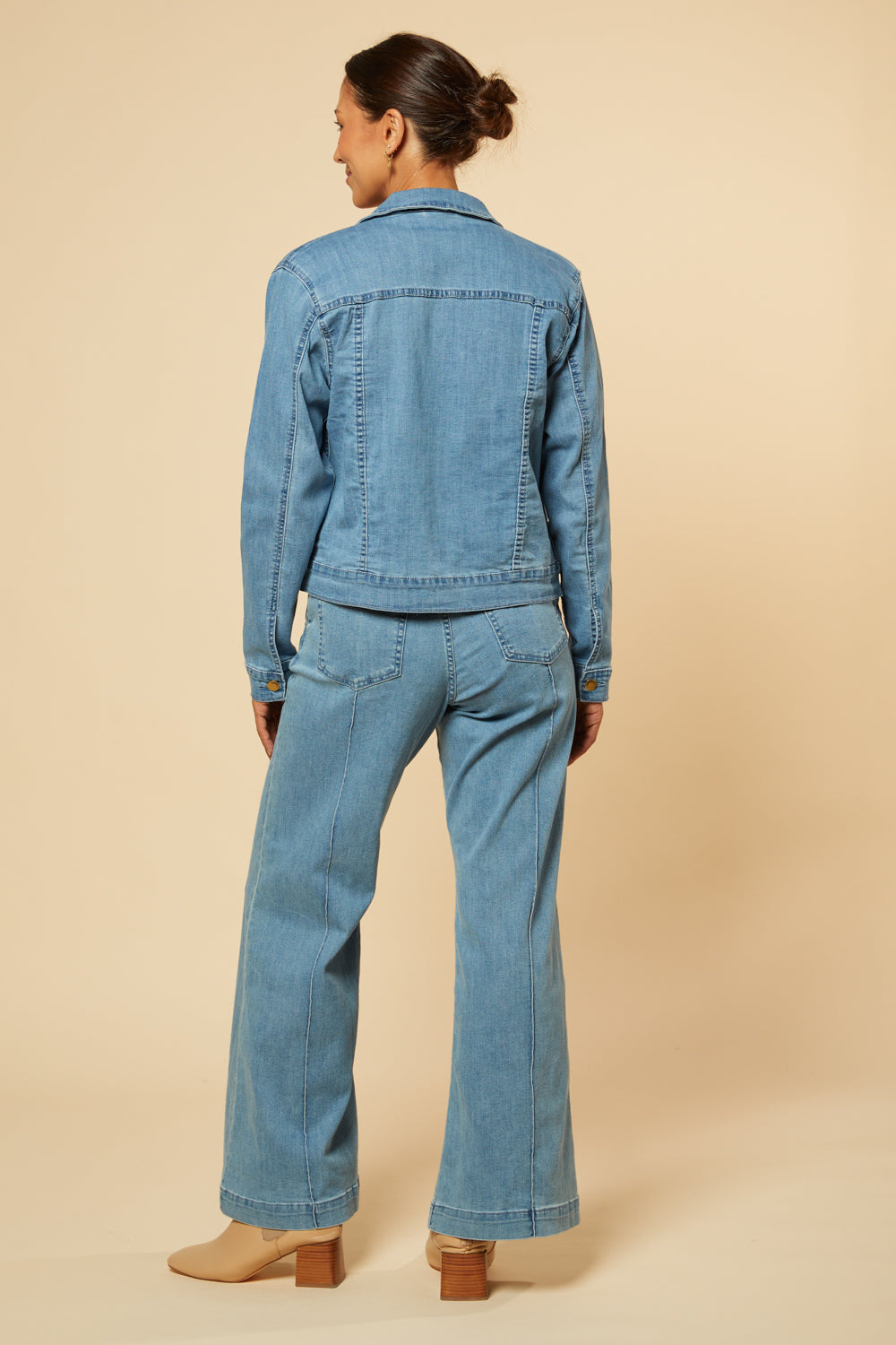 Adrift Denim Relaxed Jacket in Light Wash