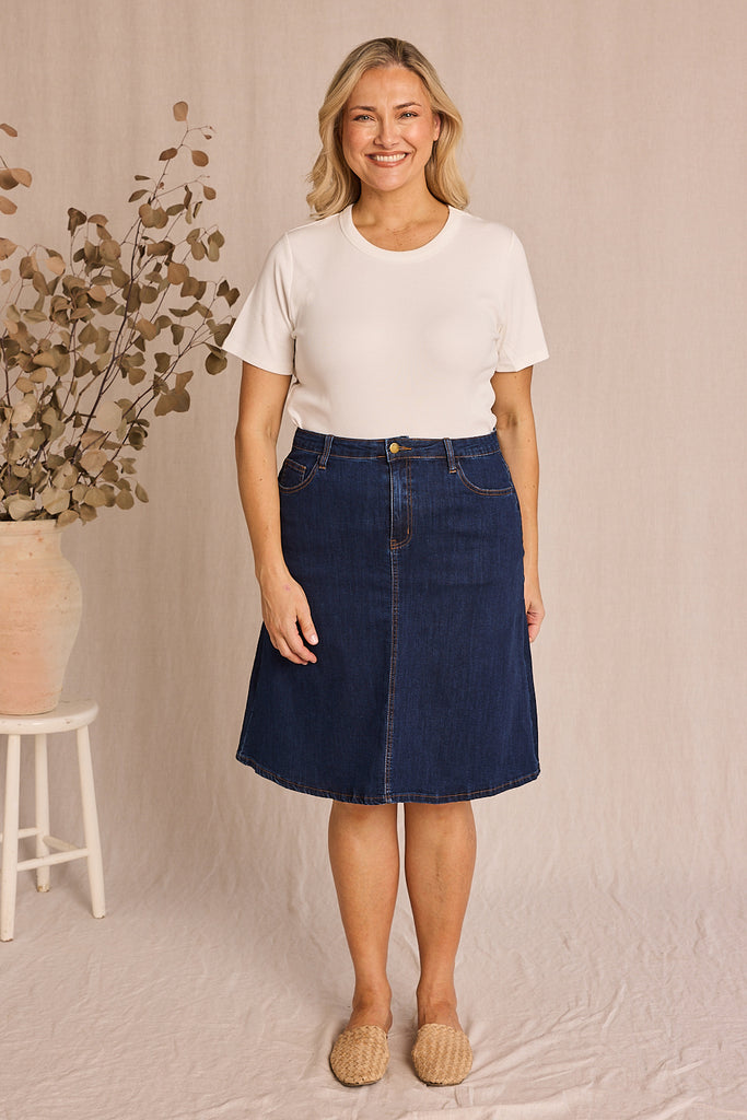 Denim wrap hotsell skirt 4xl