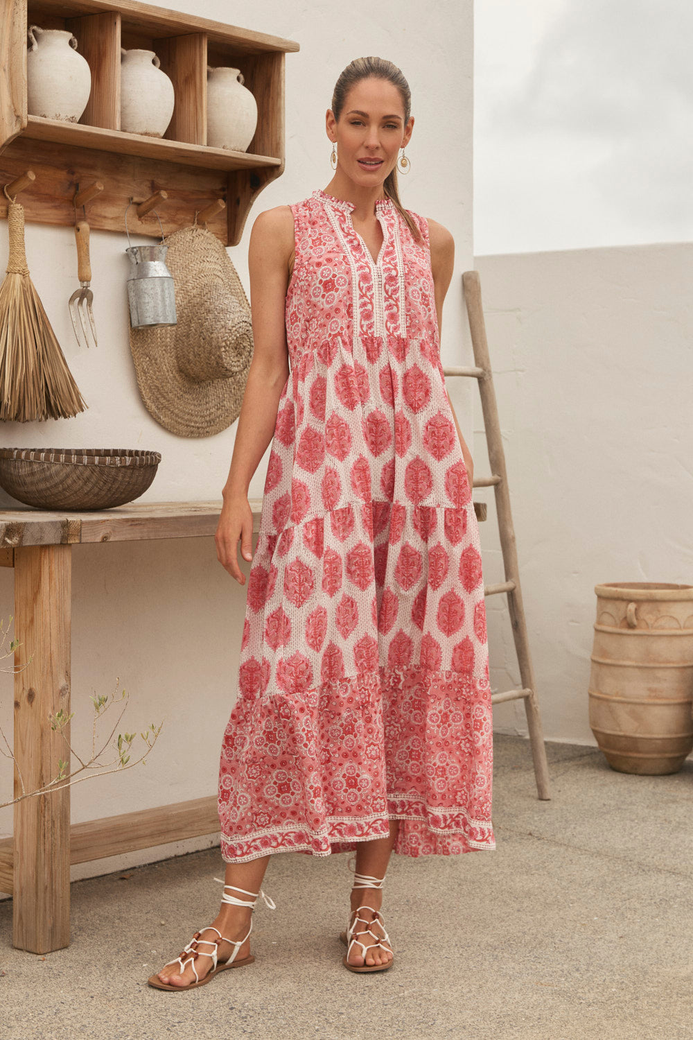 Rita Frill Dress in Calypso