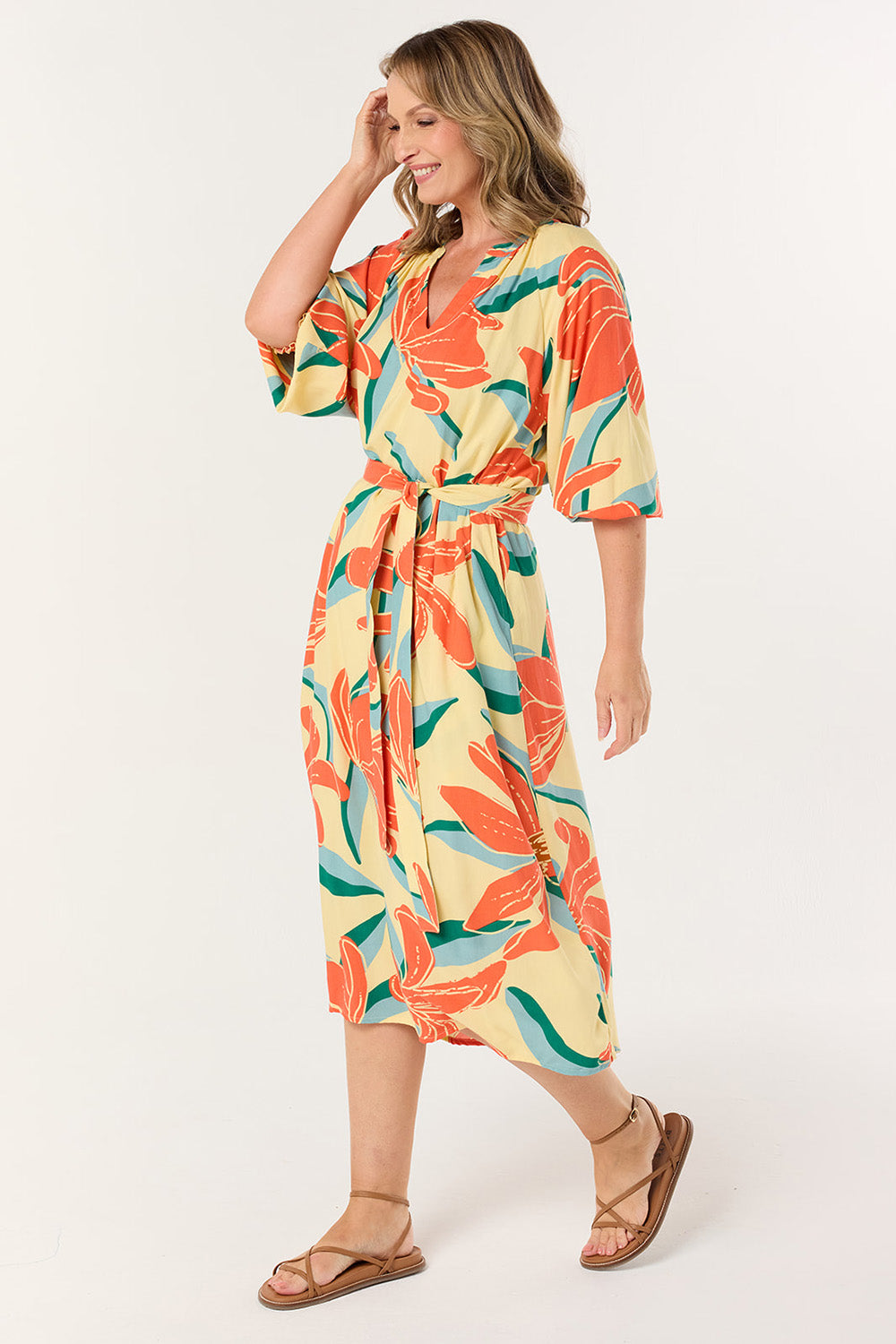Robin Tunic Dress in Waikiki Bloom