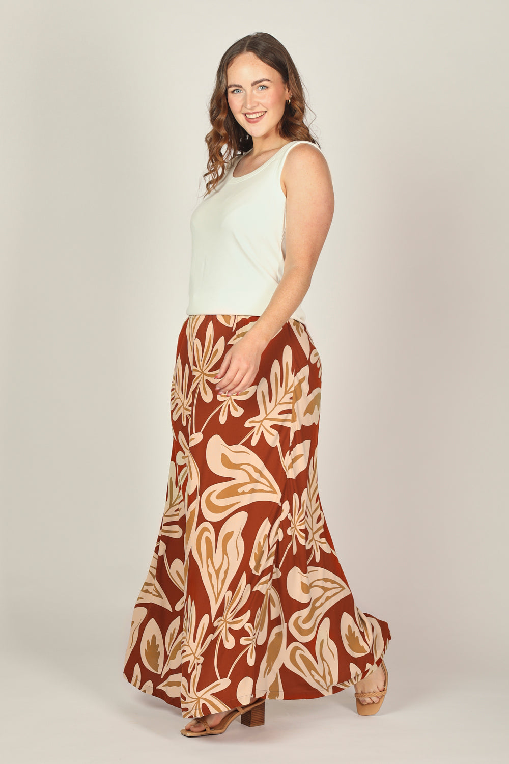 Sabina Maxi Skirt in Malibu Sunset