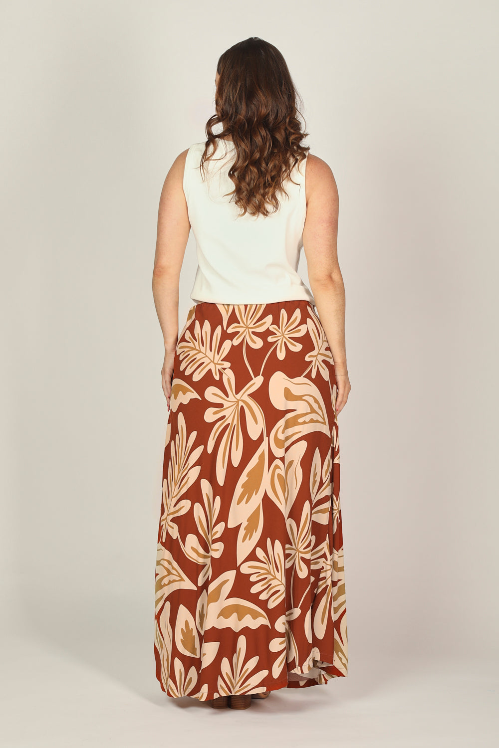 Sabina Maxi Skirt in Malibu Sunset