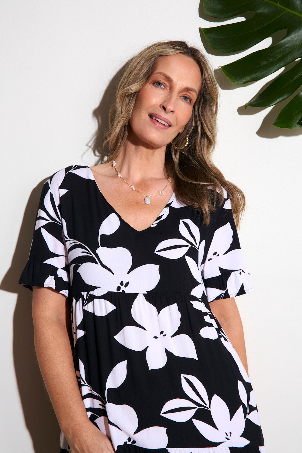 Sabrina Maxi Dress in Night Blooms