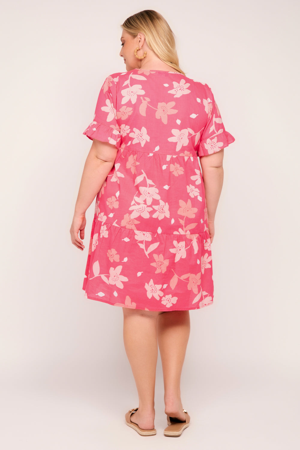 Sabrina Short Dress in Lily Breeze