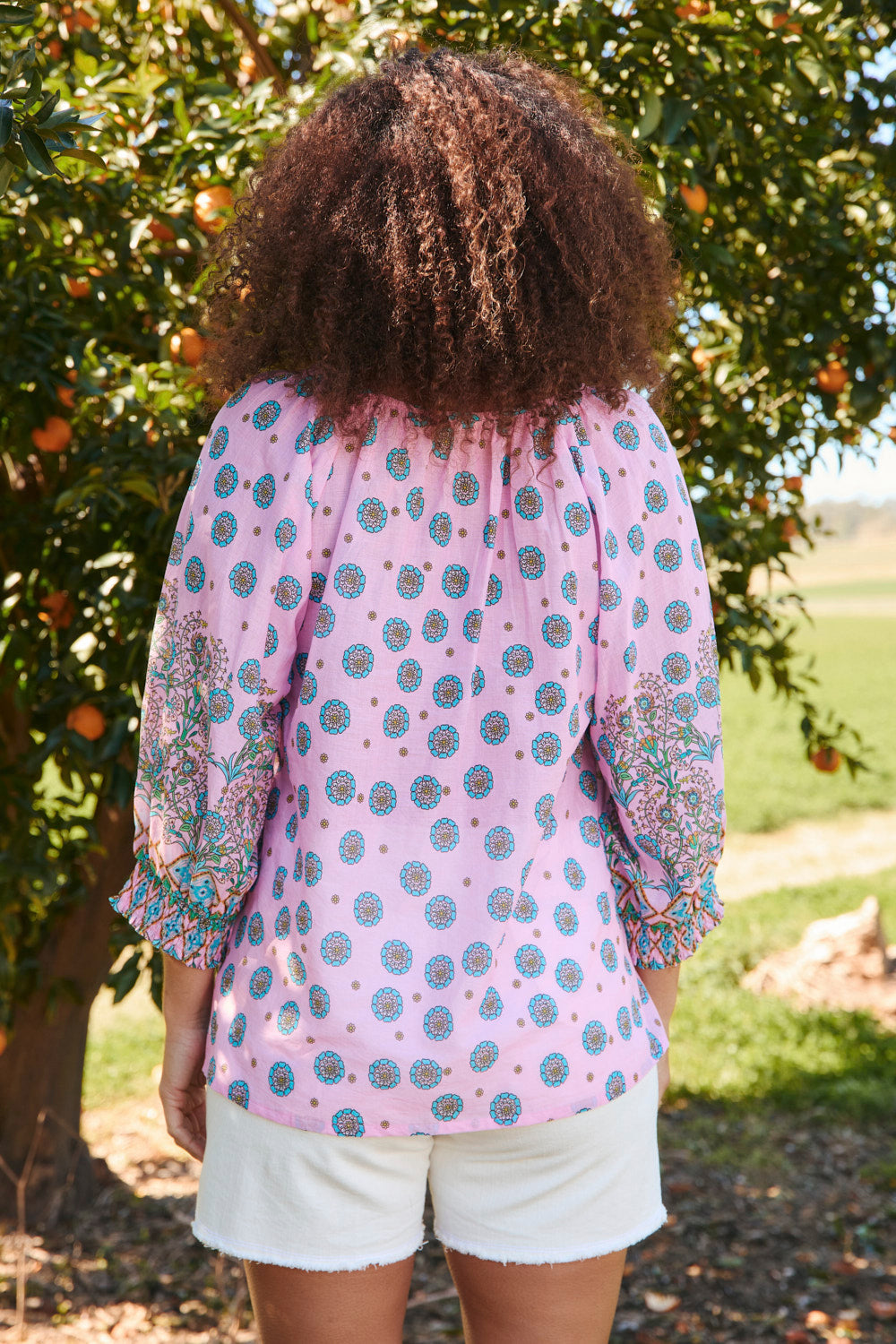 Sara Blouse in Shalimar