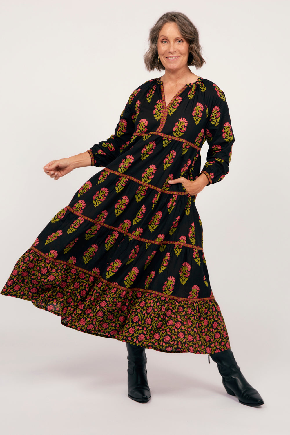 Savannah Maxi Dress in Kashmir