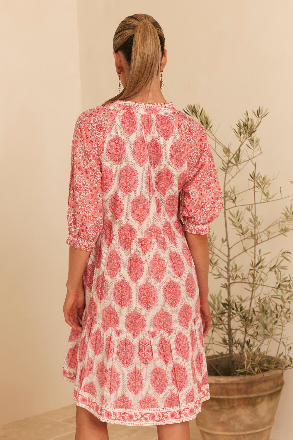 Scout Billow Sleeve Dress in Calypso