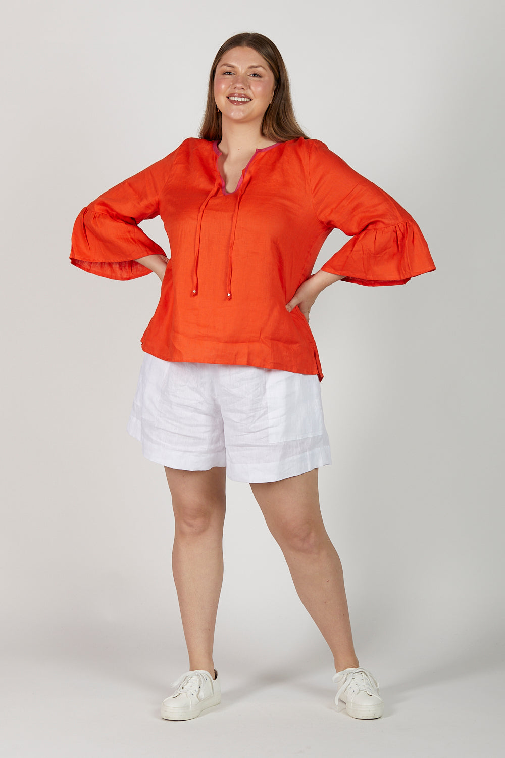 Scout Linen Blouse in Sunburst