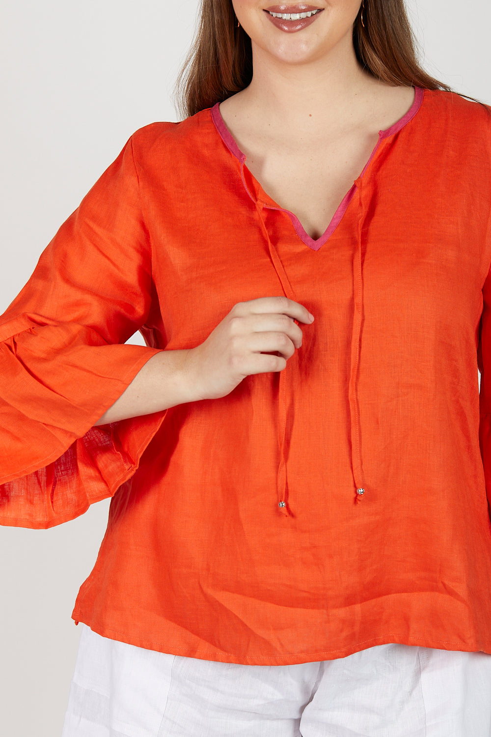 Scout Linen Blouse in Sunburst