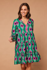 Scout Tiered Dress in Junebug