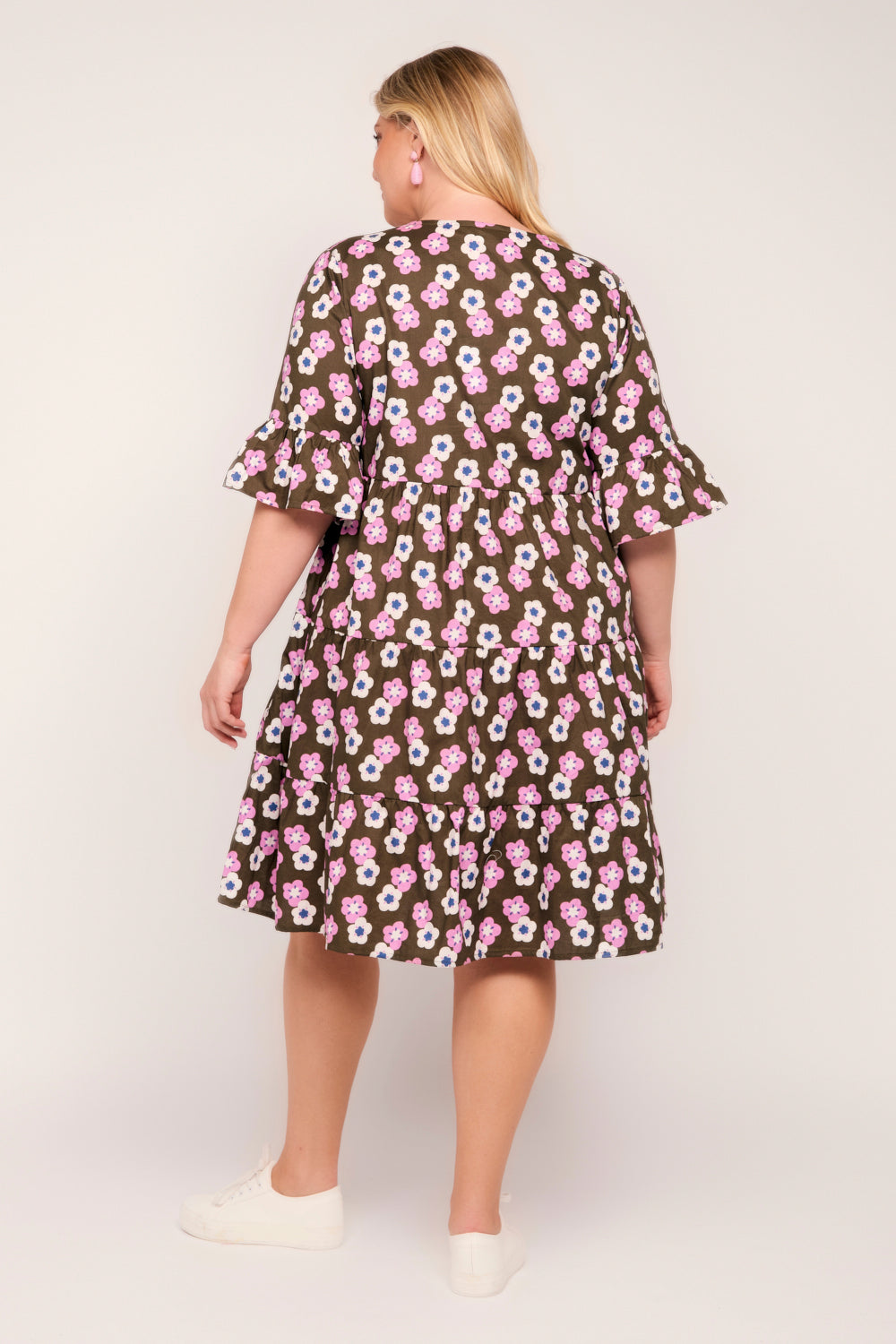 Scout Tiered Dress in Kabuki