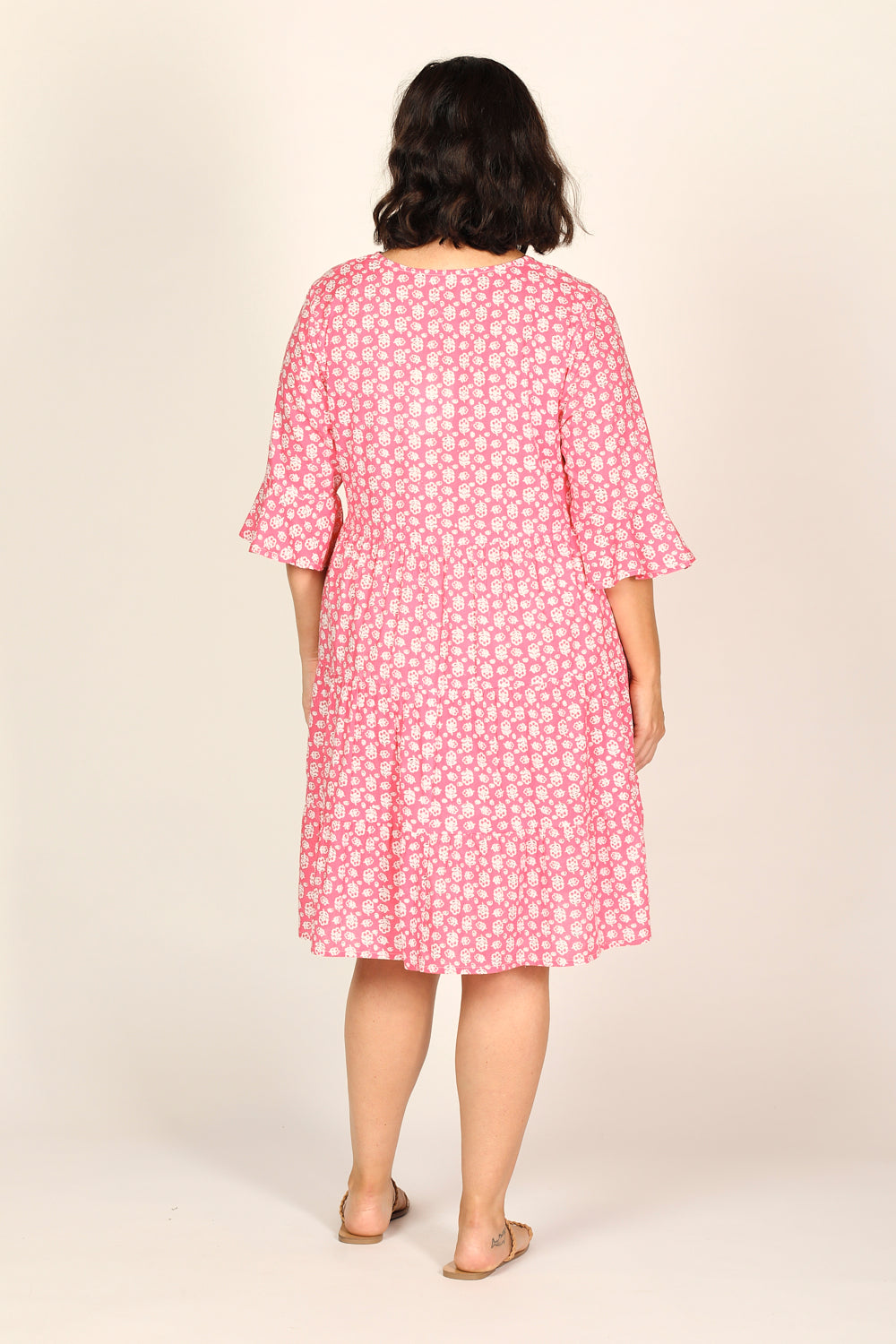 Scout Tiered Dress in Summer Blossoms