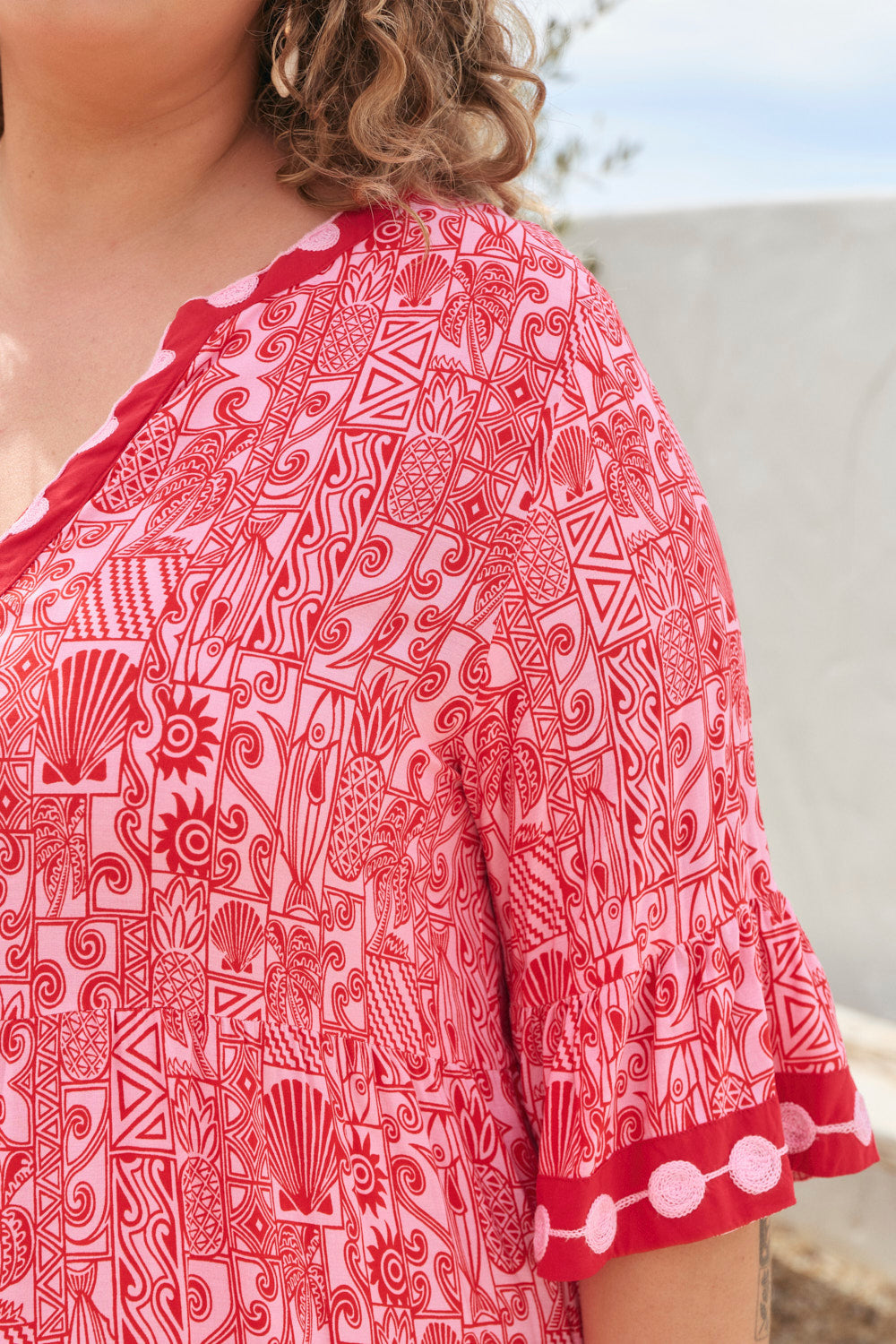 Scout Tiered Dress in Sunkiss