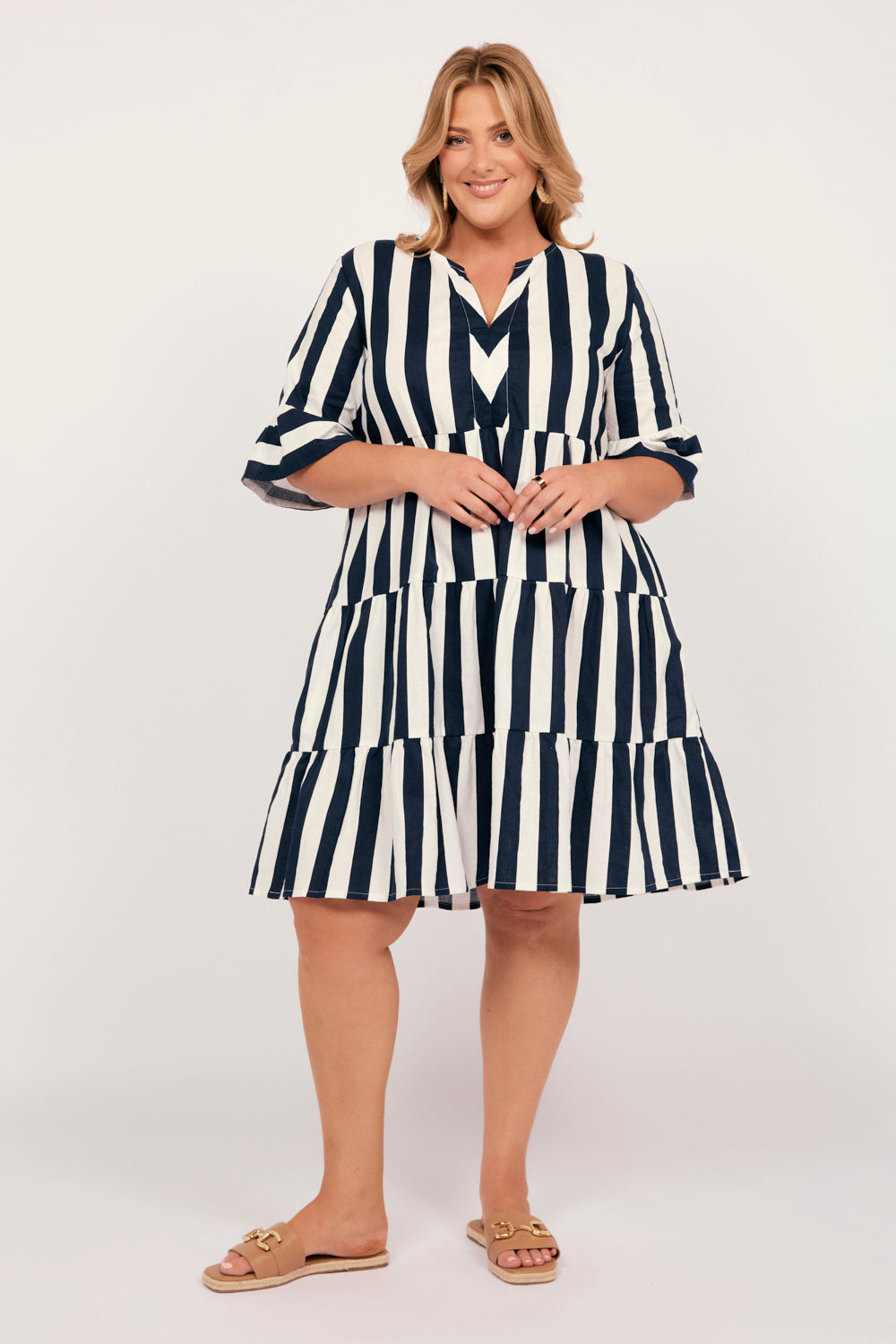 Scout Tiered Dress in Voyager