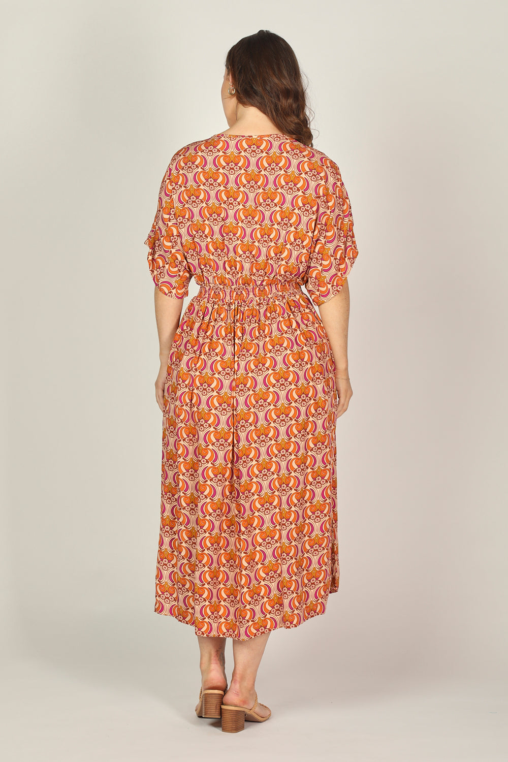 Selma Midi Dress in Go Go