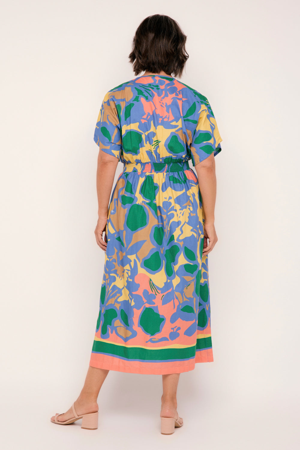 Selma Midi Dress in Montego Bay