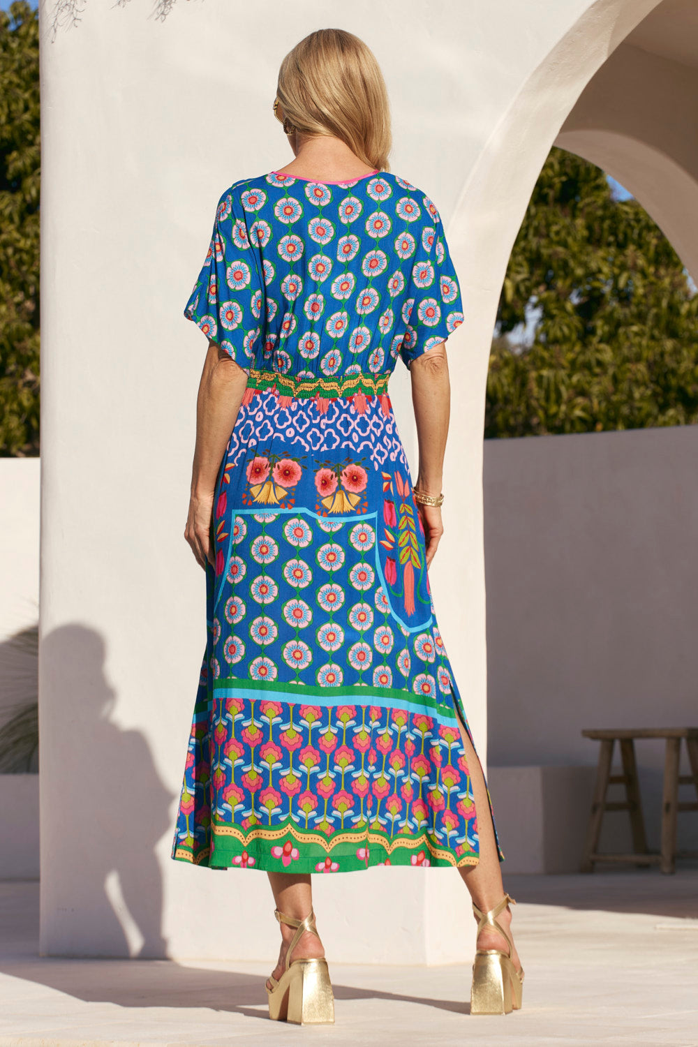 Selma Midi Dress in Paradiso