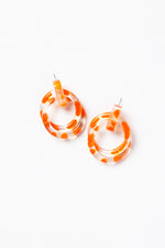 Sky Way Earrings in Orange