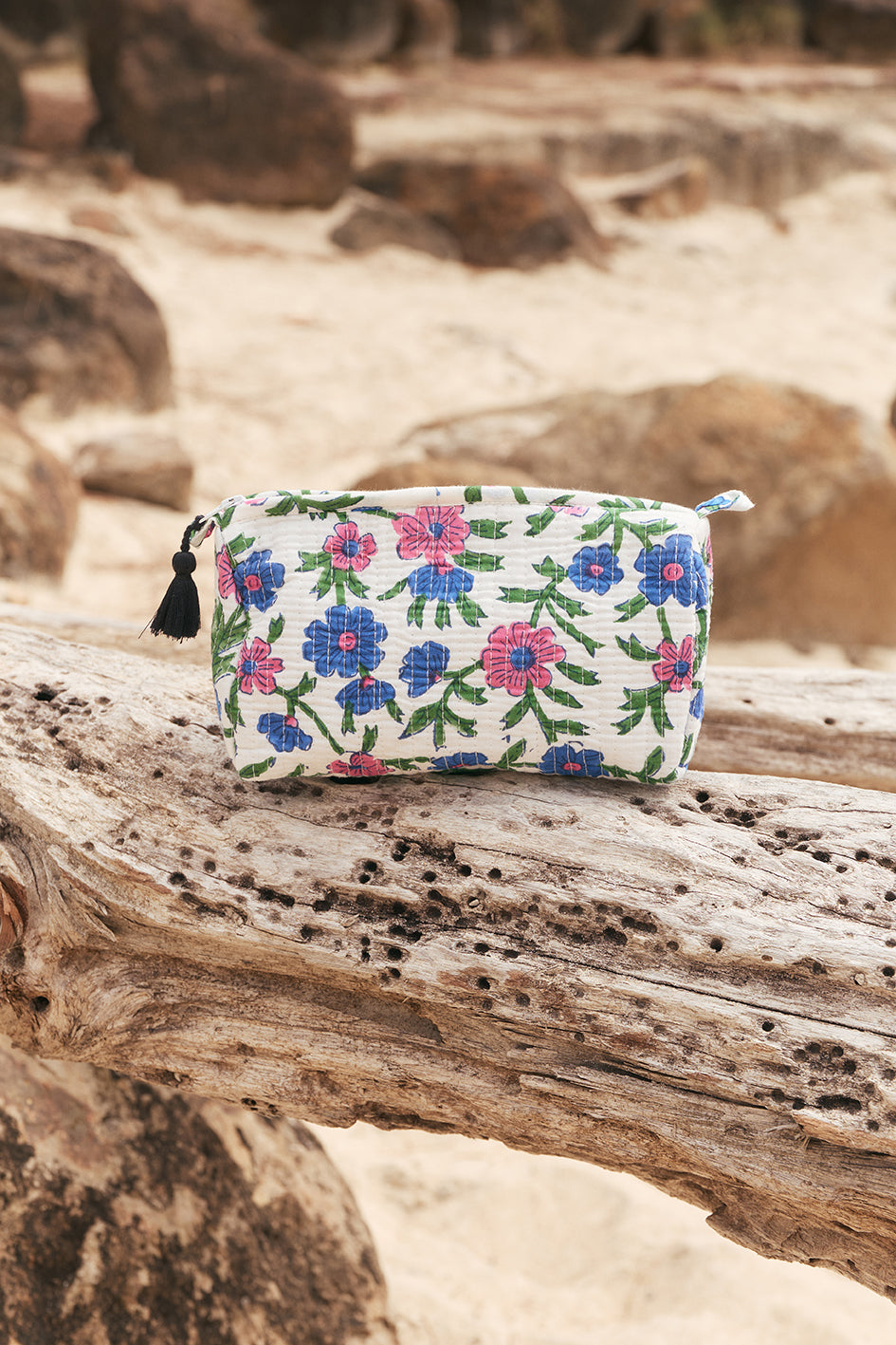 Cosmetic Pouch Bundle in Petal Cascade