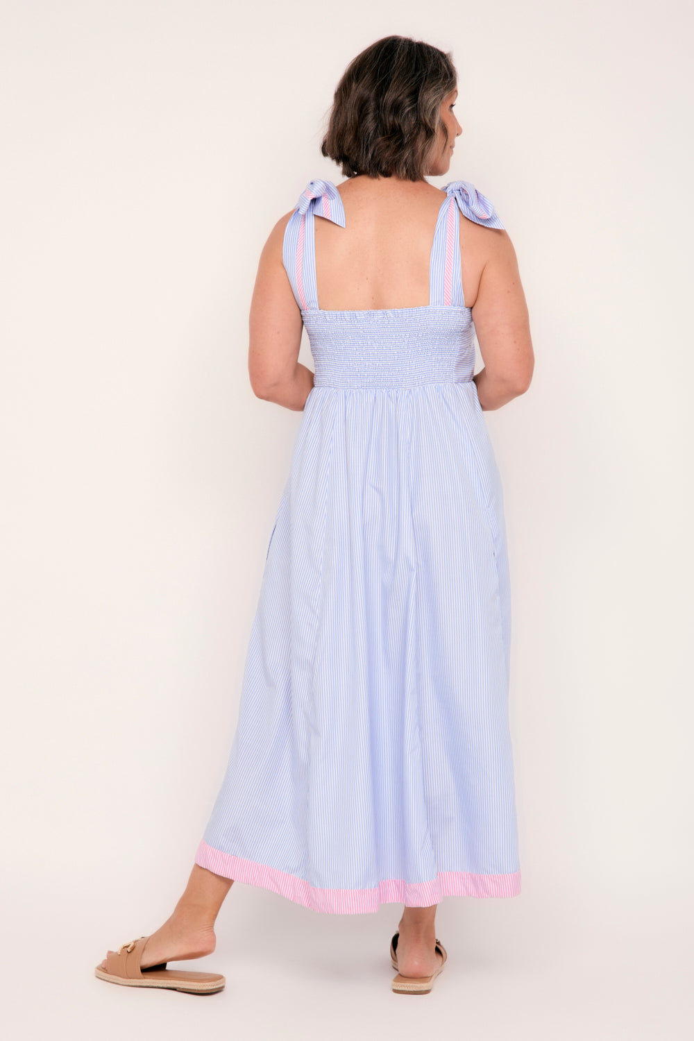 Solene Sun Dress in Sunny Day Stripes