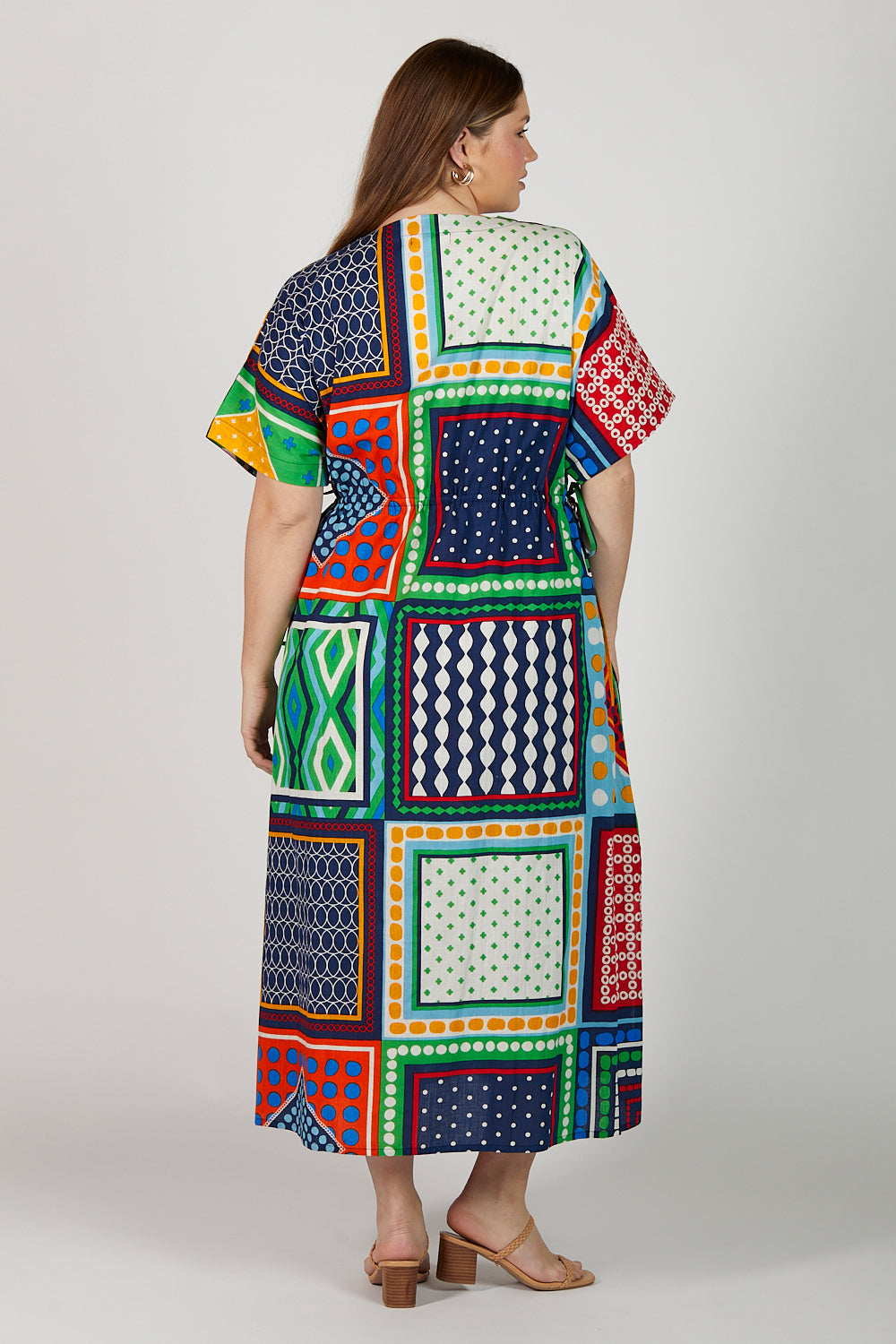 Tasha Maxi Kaftan Dress in Arthouse