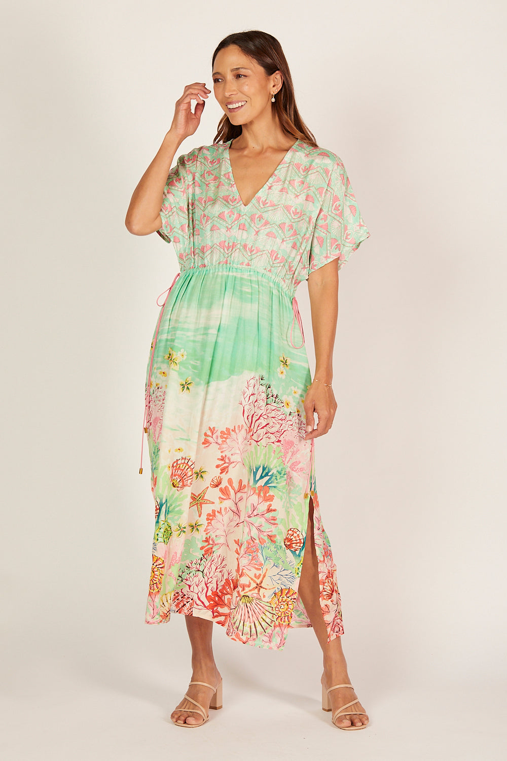 Tasha Maxi Kaftan in Seychelles