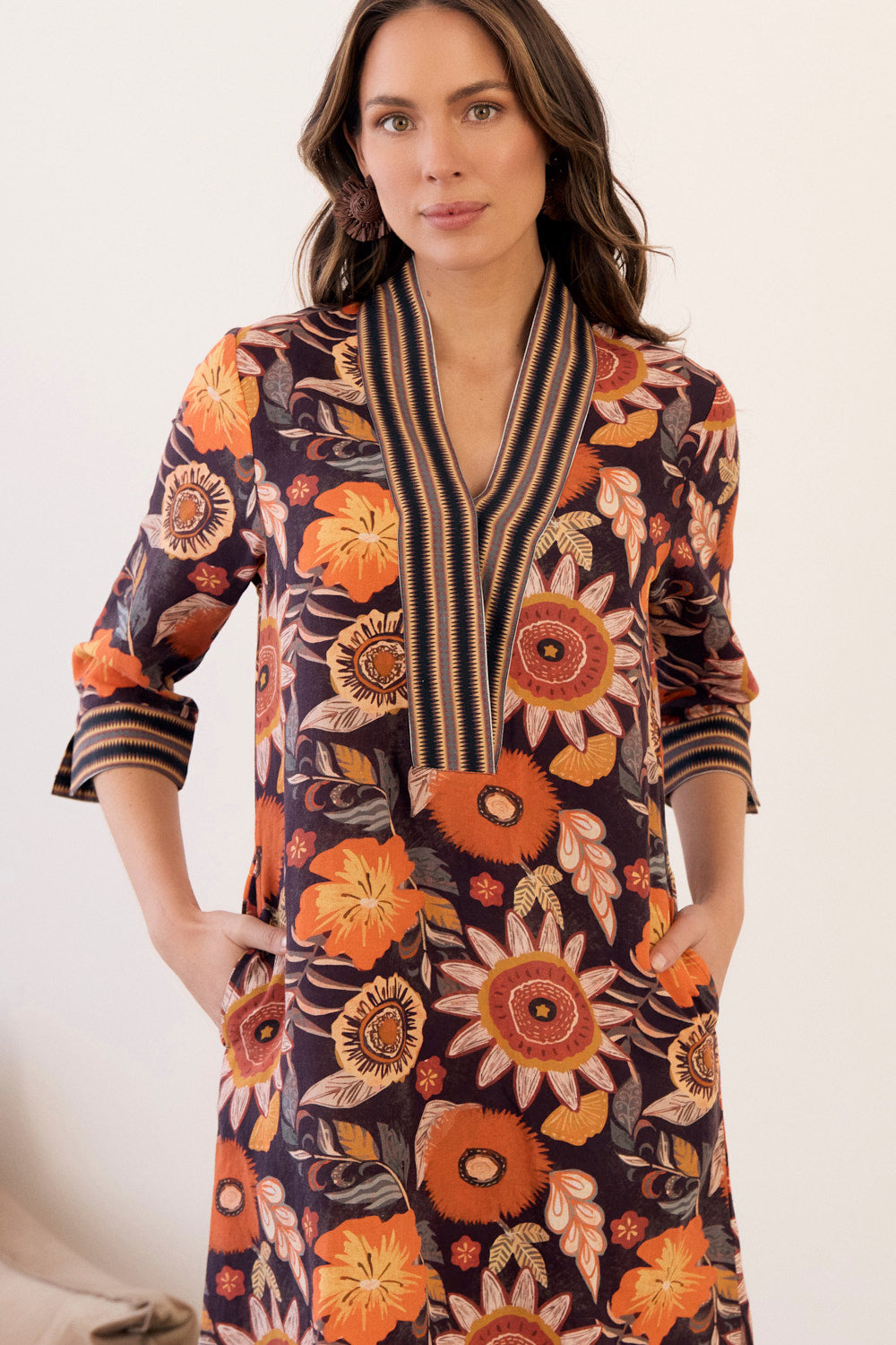 Tia Tunic Dress in Abigail