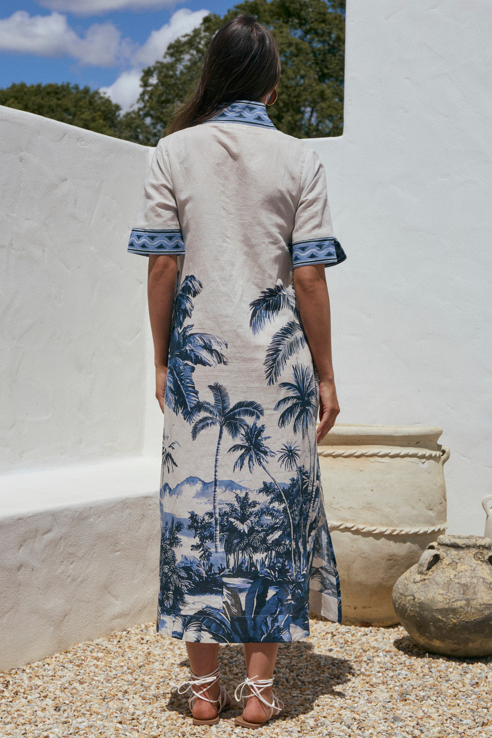 Tia Tunic Dress in Bahama Breeze