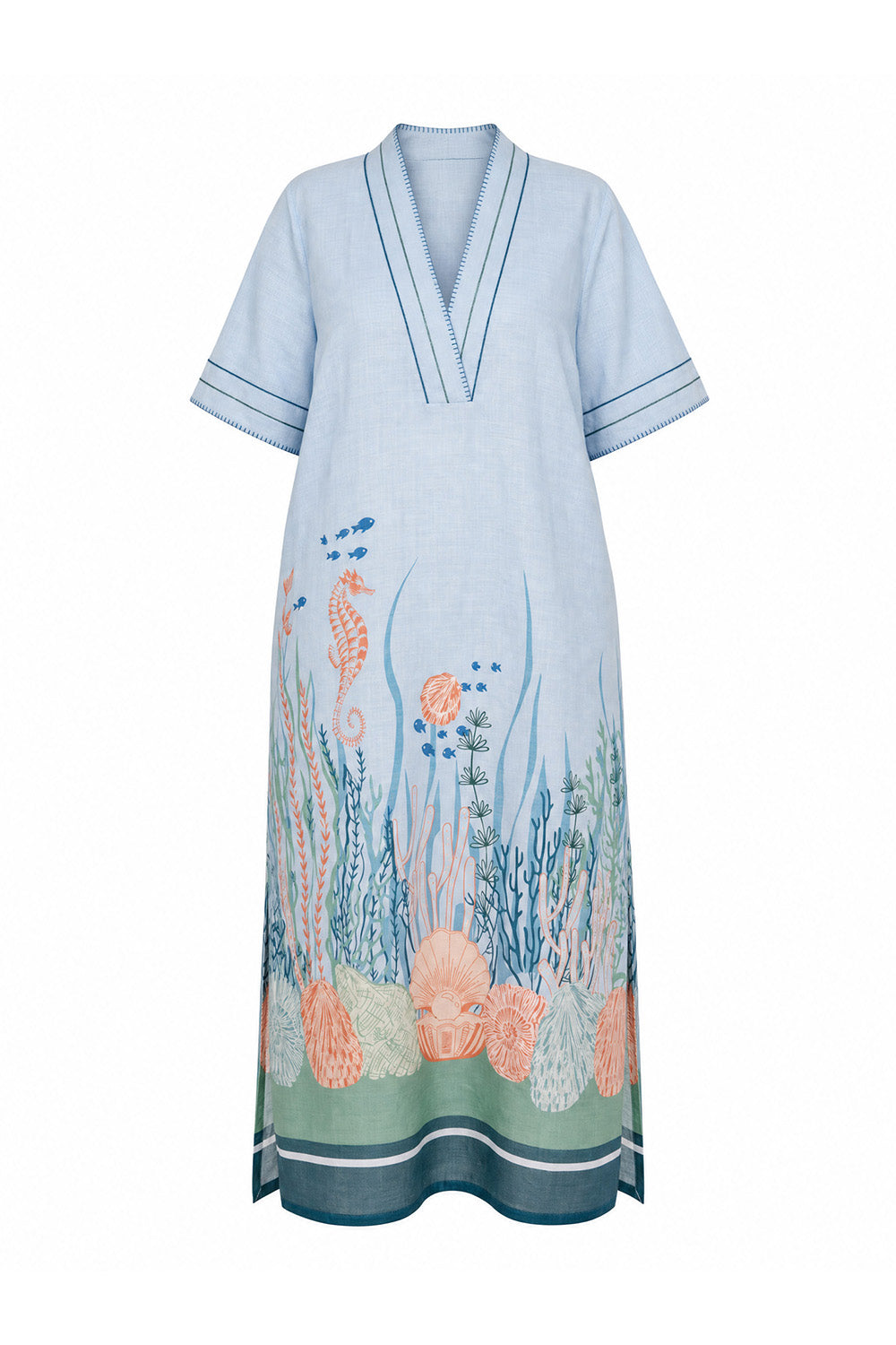 Tia Tunic Dress in Neptune