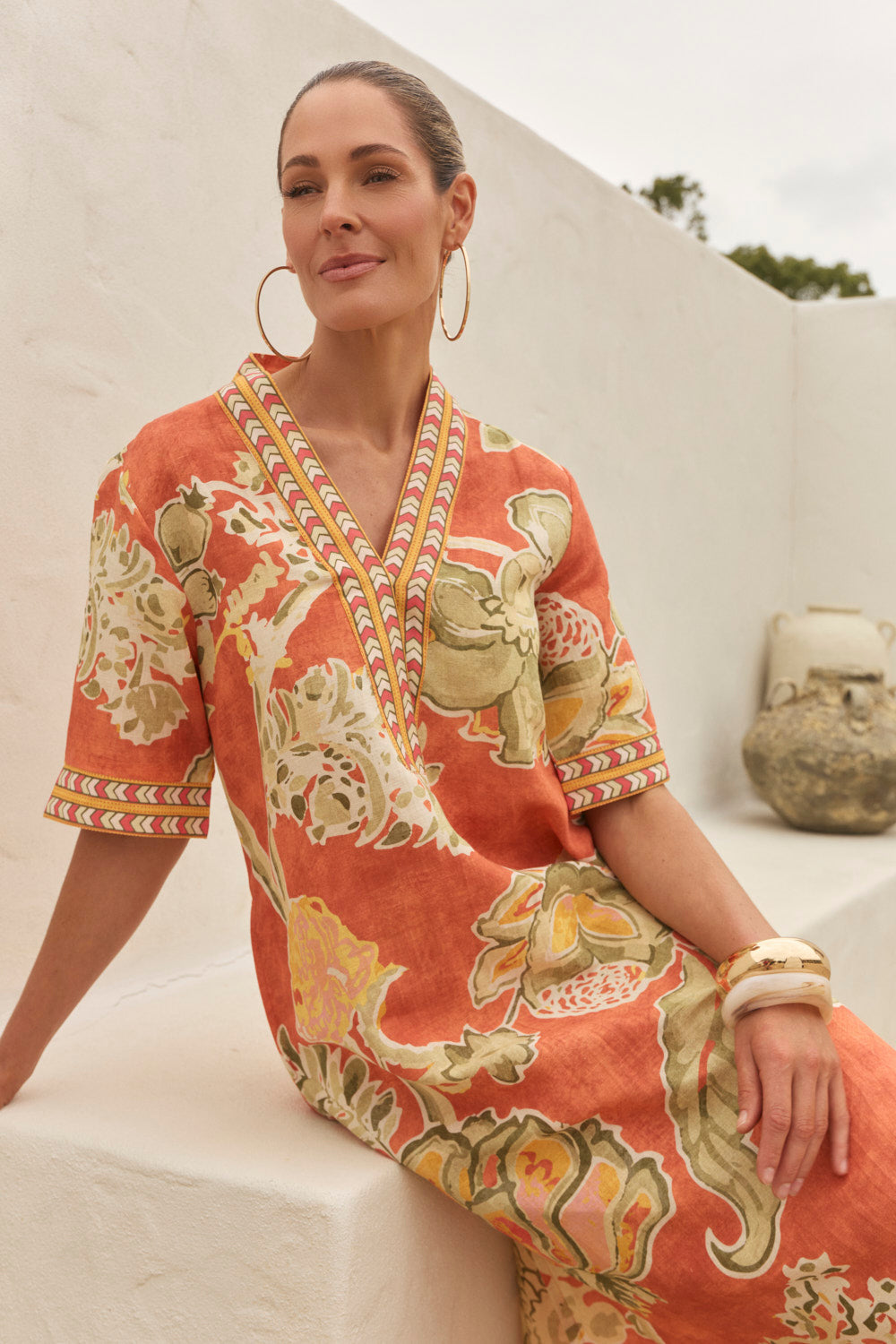 Tia Tunic Dress in Palampore