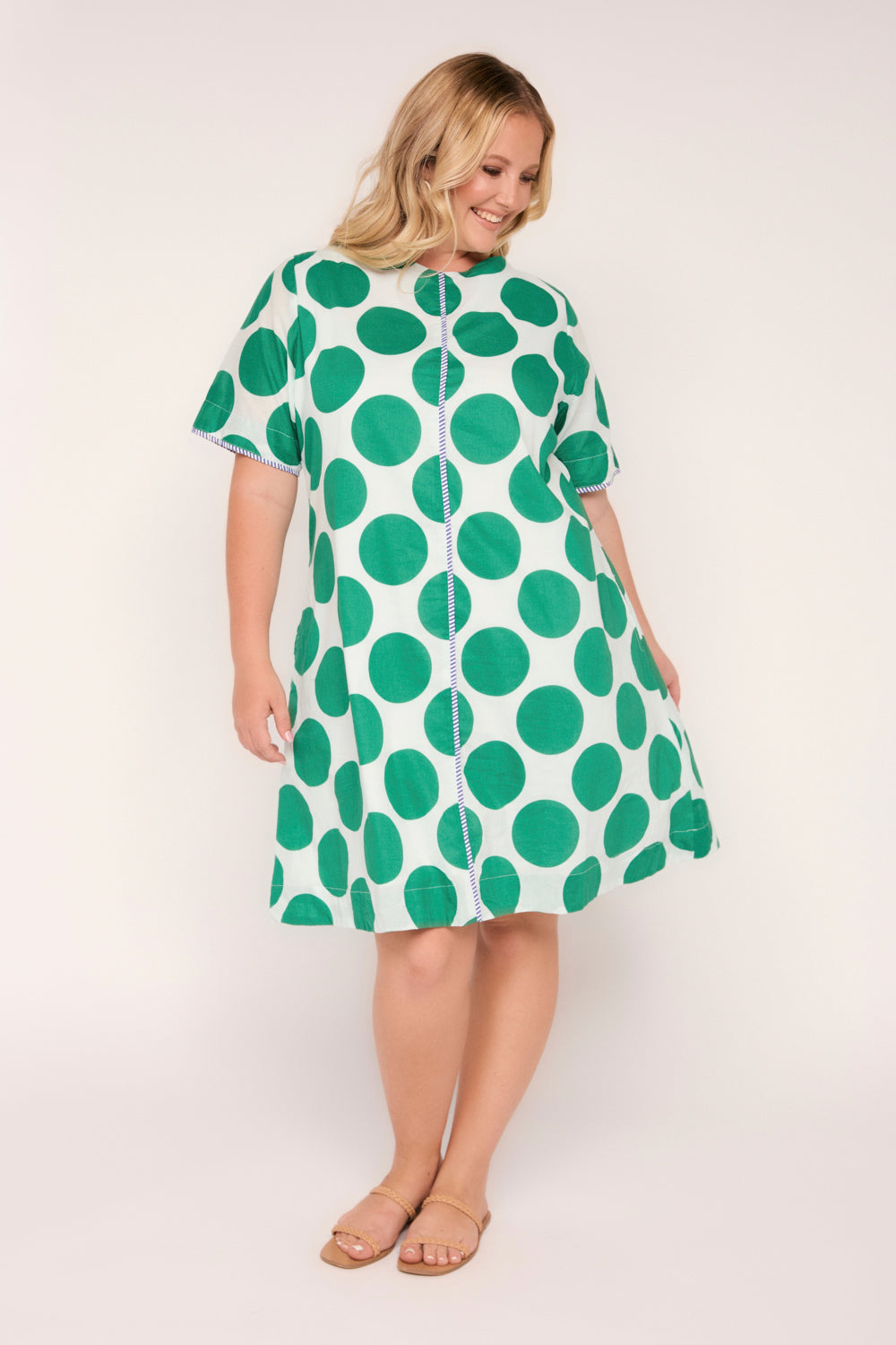 Tilly 2-Way Tunic Dress in Polka Fest