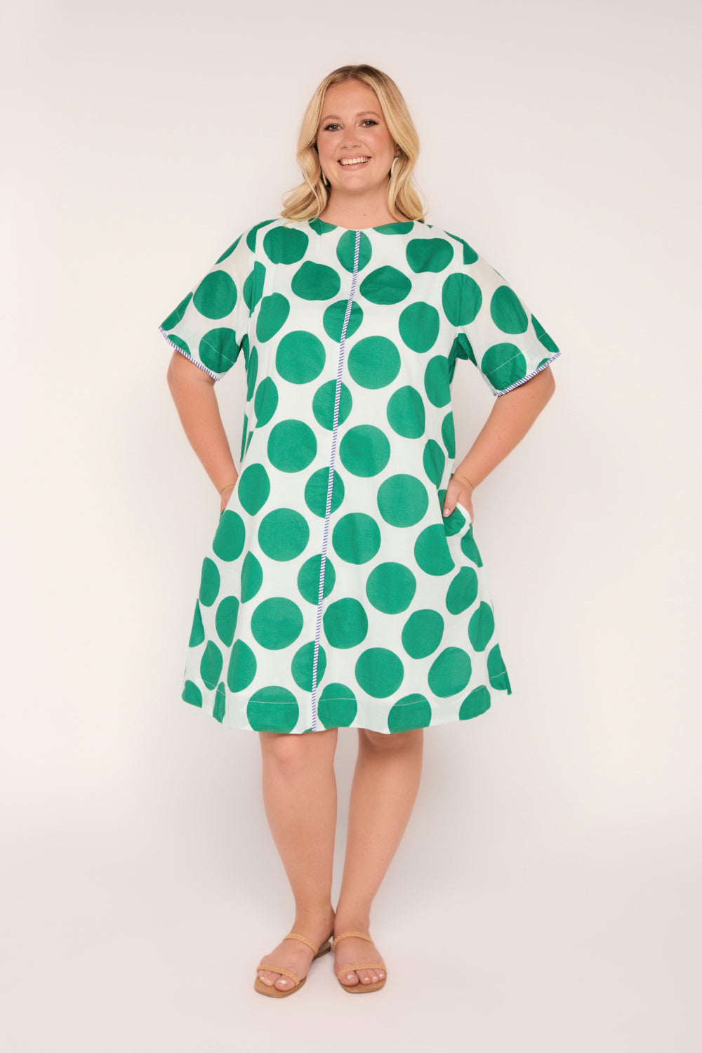 Tilly 2-Way Tunic Dress in Polka Fest