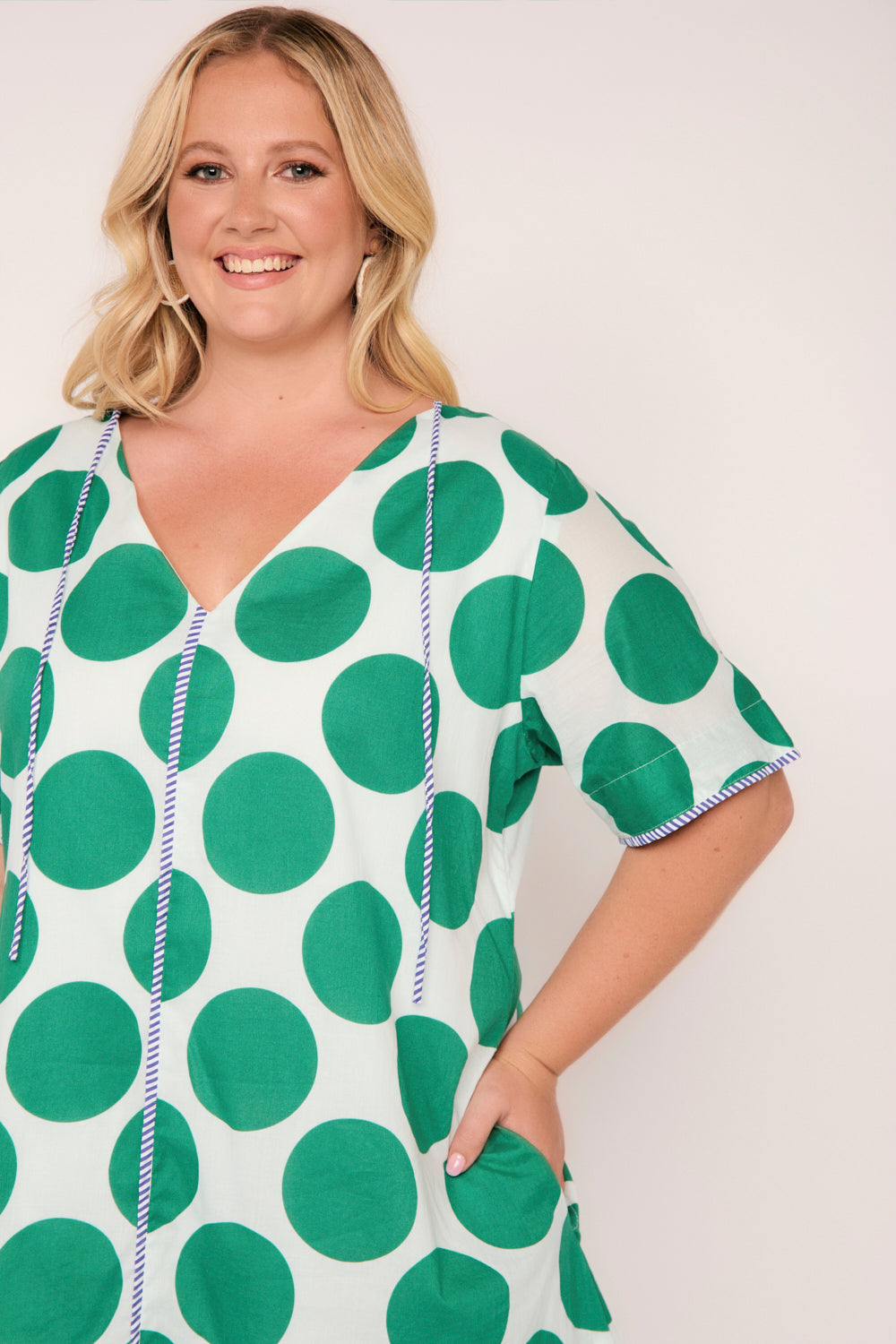 Tilly 2-Way Tunic Dress in Polka Fest