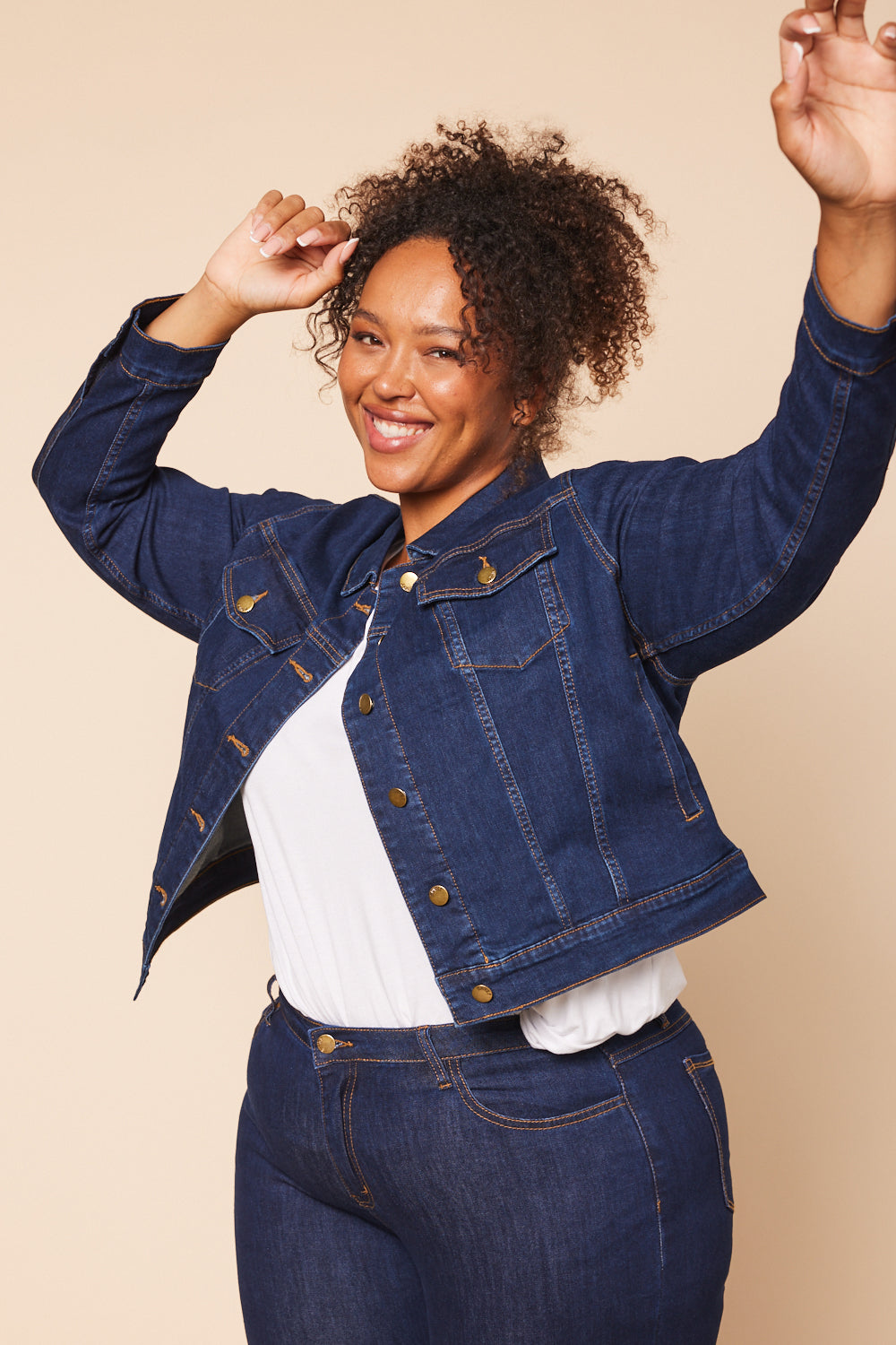 Adrift Denim Relaxed Jacket in Ink (7116176719946)