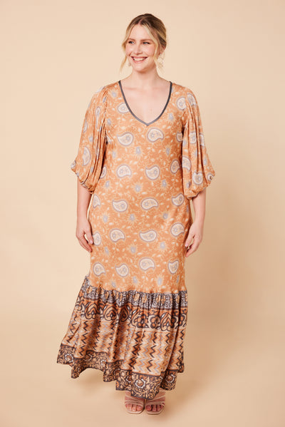 Flemington Bias Cut Dress in Amangiri (7013699747914)