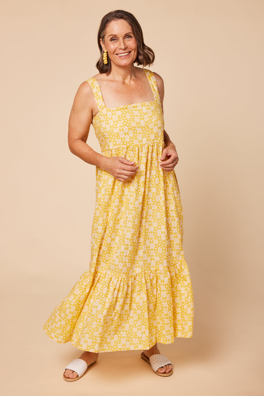 Maxwell Sun Dress in Boyd Lemon (7028002193482) _mature