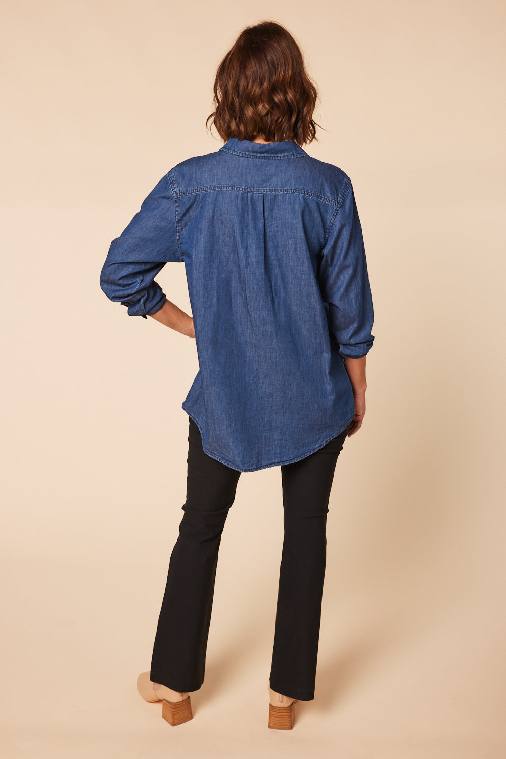 Sam Shirt in Chambray (7113004580938)